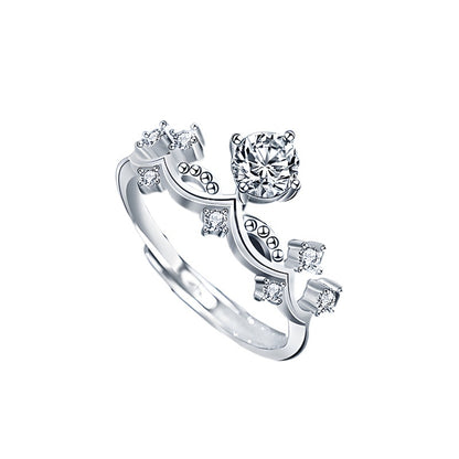 Dual-Tone Moissanite Couple Rings - 925 Sterling Silver (Luxury Minimalist Jewelry)