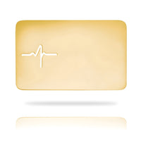 Gold ECG Card - Glossy