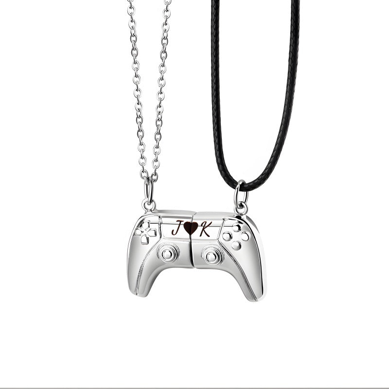 Where Love Clicks: The Magnetic Heart Keychain for Gamer Couples