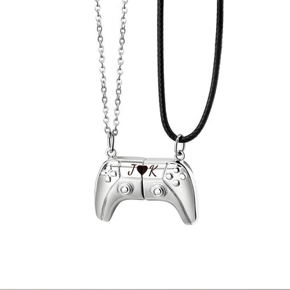 Where Love Clicks: The Magnetic Heart Keychain for Gamer Couples