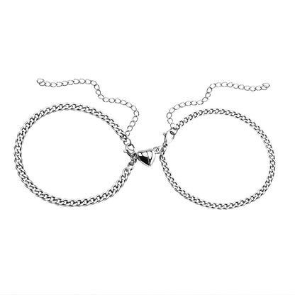 Romantic Couple Bracelet Set (Customizable Anniversary Gift for Her/Him)