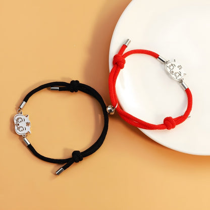 Romantic Couple Bracelet Set (Customizable Anniversary Gift for Her/Him)