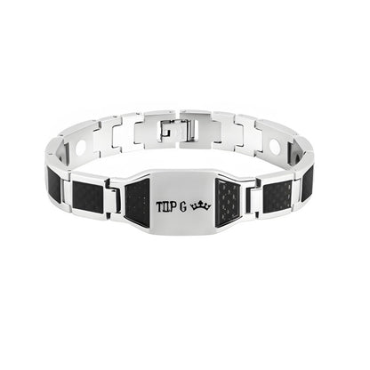 Permanent Custom Photo Bracelet - Laser Engraved Stainless Steel Couple's Keepsake