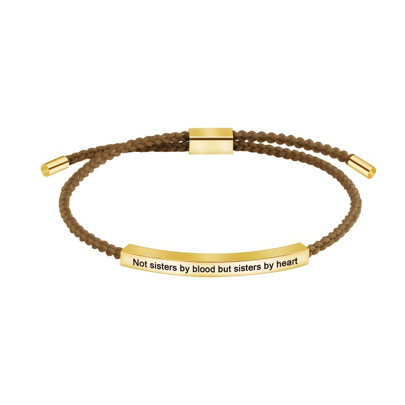 Instagrammable  Bracelet – Adjustable & Hypoallergenic Couple Set | Trendy Boho Love Jewelry for Him & Her