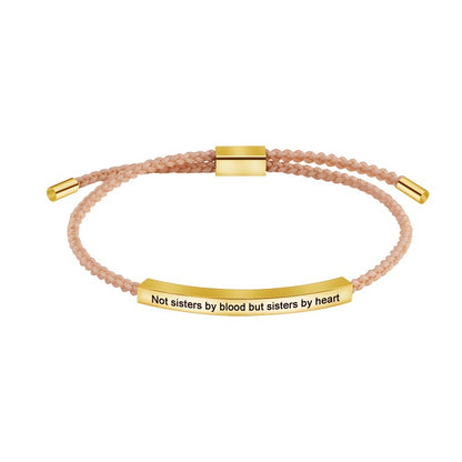 Instagrammable  Bracelet – Adjustable & Hypoallergenic Couple Set | Trendy Boho Love Jewelry for Him & Her