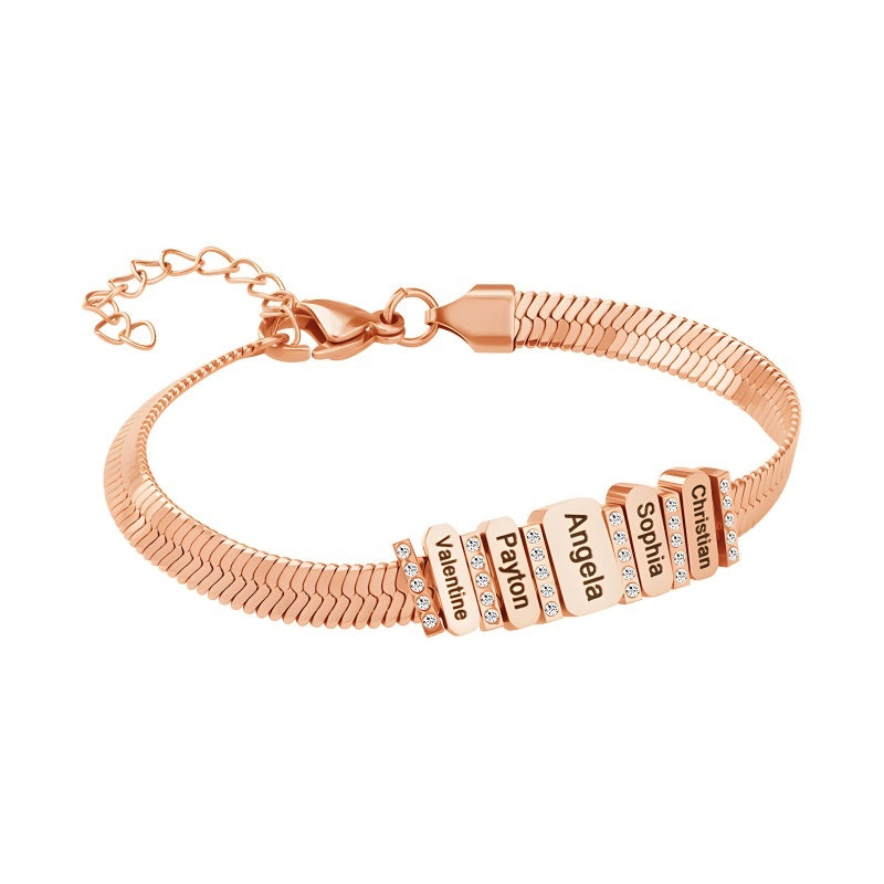 Luxury Flat Snake Bracelet - Sterling Silver Plated with CZ Stones A Timeless Symbol of Eternal Love