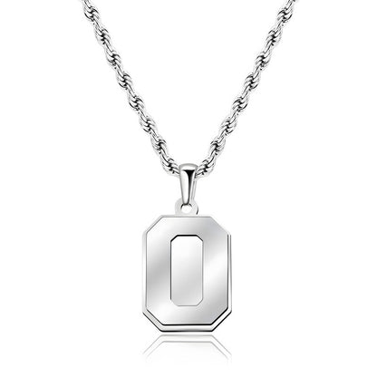 Custom Number Necklace - Personalized Titanium Steel Pendant Unisex Jewelry Gift